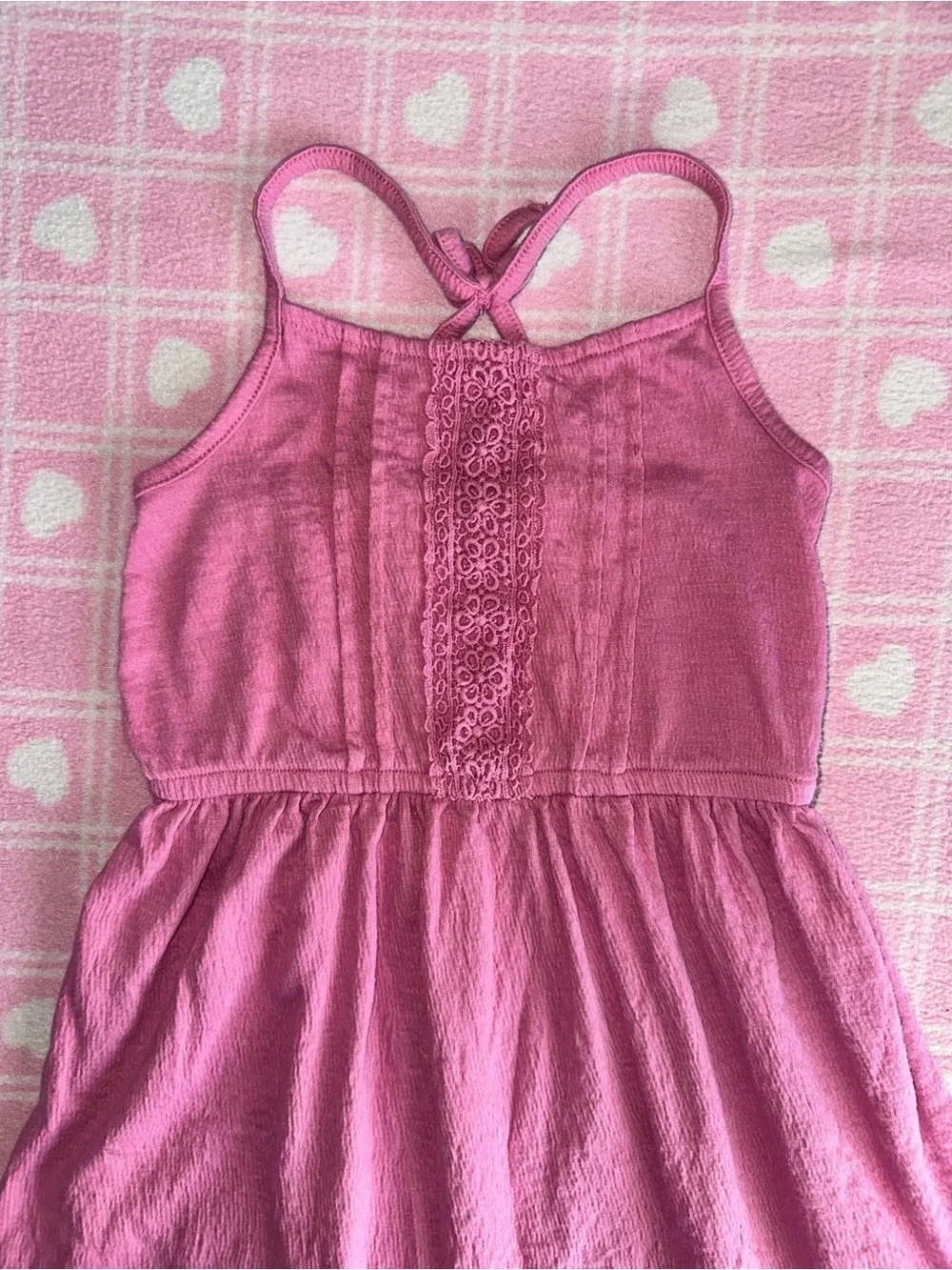 OshKosh B'gosh Pink Halter-Style Casual Dress